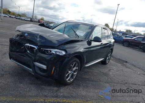 2020 BMW X3 xDrive30I из США, поврежденный, VIN 5UXTY5C01L9C62075